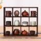 实木多宝阁摆件置物架茶杯架子茶具收纳层架茶壶展示架博古架格子