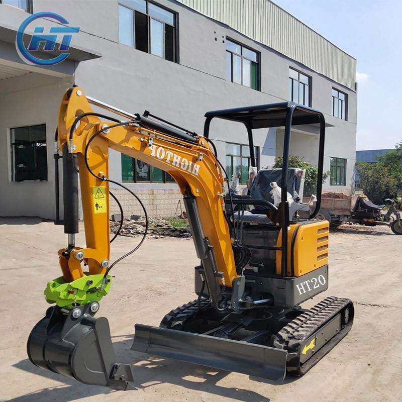 HT20工程挖沟破碎市政工程施工挖机 农用果园液压传动多功能勾机