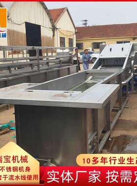 大型汽泡式蔬菜清洗机 生姜气泡清洗机 净菜加工清洗机械生产厂家