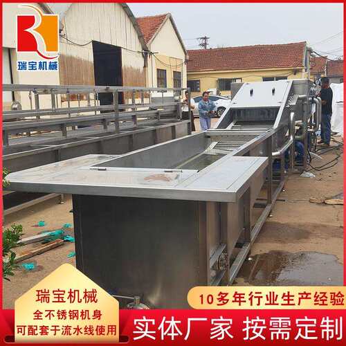 大型汽泡式蔬菜清洗机 生姜气泡清洗机 净菜加工清洗机械生产厂家