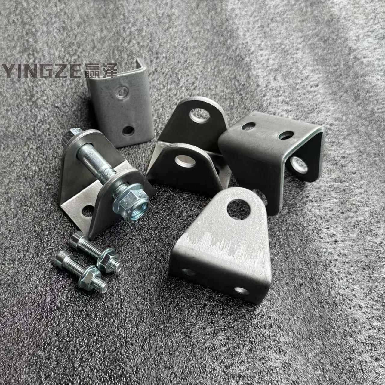 自制钢管电动沙滩车卡丁车摩托车车架双孔减震吊耳 避震固定座