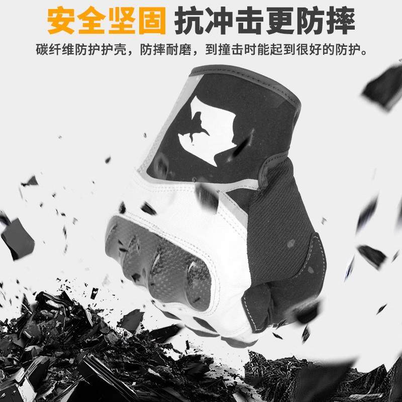 摩托防车骑行手套皮冬sl309dd季复古巡航雨暴级防水防风寒机车四