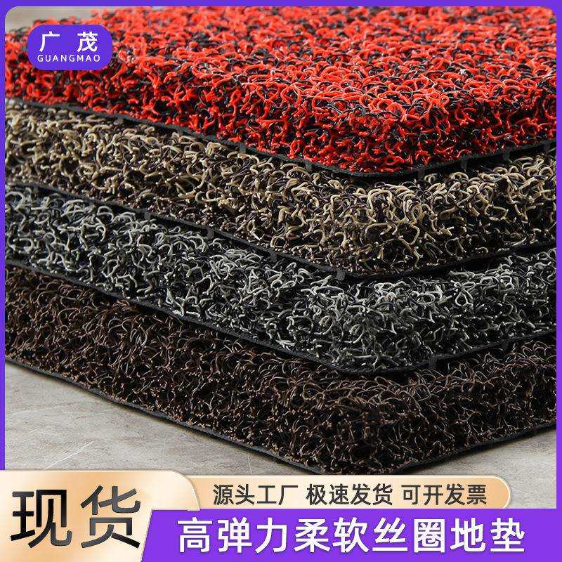 门口地垫入户门垫进门加厚地毯PVC丝圈脚垫玄关家用门外防滑脚垫