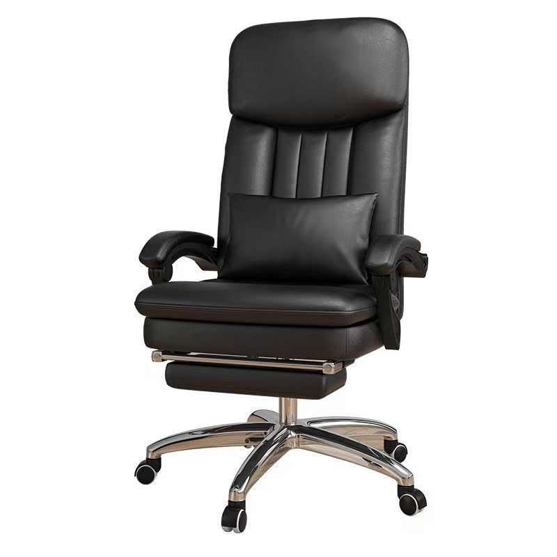 平躺午休电脑椅家用办公经理大角度老板转椅睡觉椅子舒适升降座椅