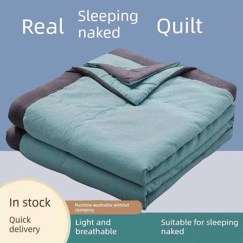 High quality summer quilt/blanket/quilts/blankets被子 - 实物图