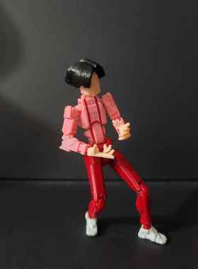 高档版日多关节可人动偶新幸运13生礼物玩偶摆件潮流人仔3d打印玩