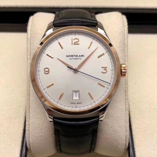 公价36100】98新万宝龙18K玫瑰金U0112521自动机械男手表38mm正品