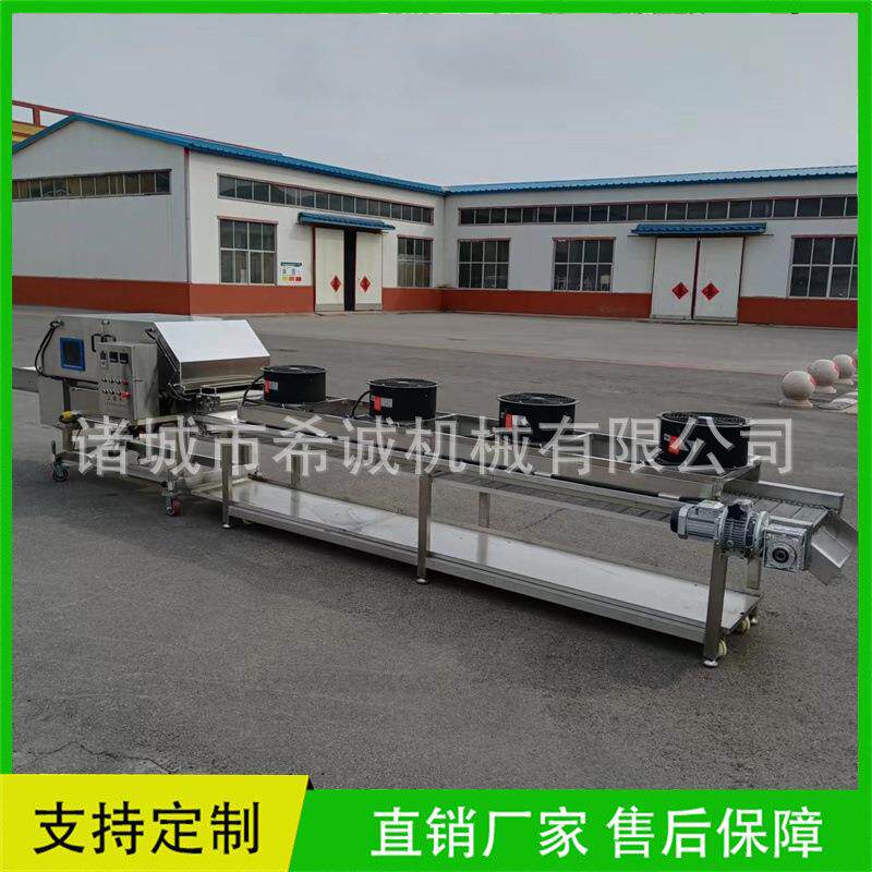 山楂上糖机 浸入式麻枣全自动挂糖机 贝贝南瓜裹糖生产线