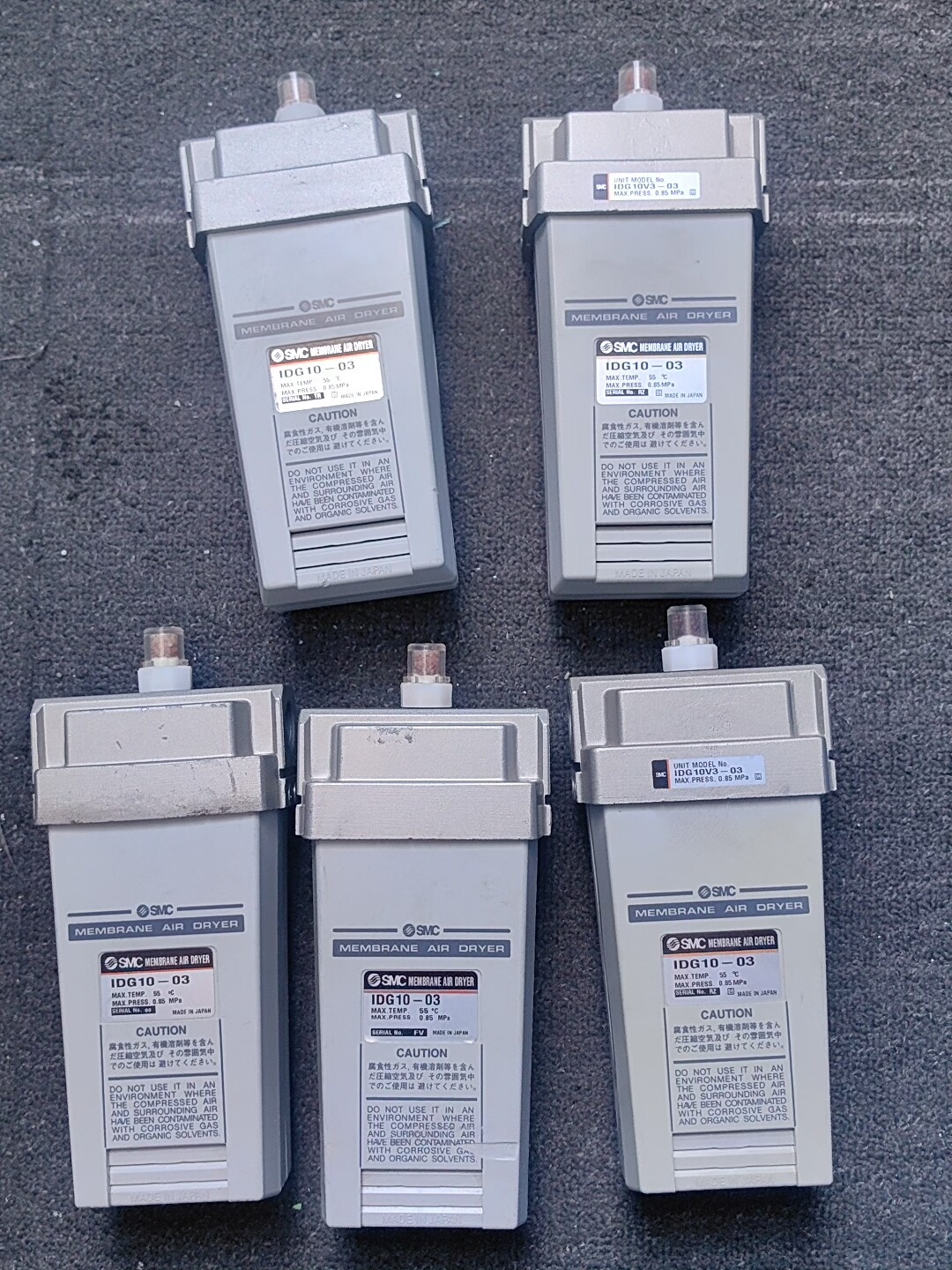 日本SMC原装IDG10-03膜空气干燥器，，成色如图，都是
