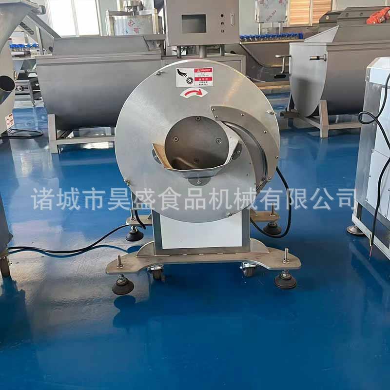 全自动切姜丝机电动切姜片设备连续式大蒜小黄姜切片机器