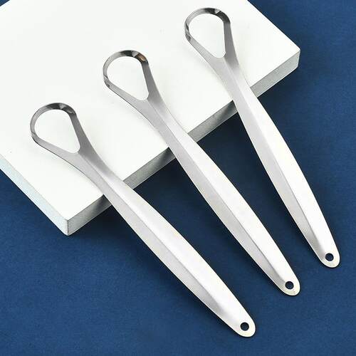 Stainless Steel Tongue Cleaner Tongue Scraper Tongue Brush T