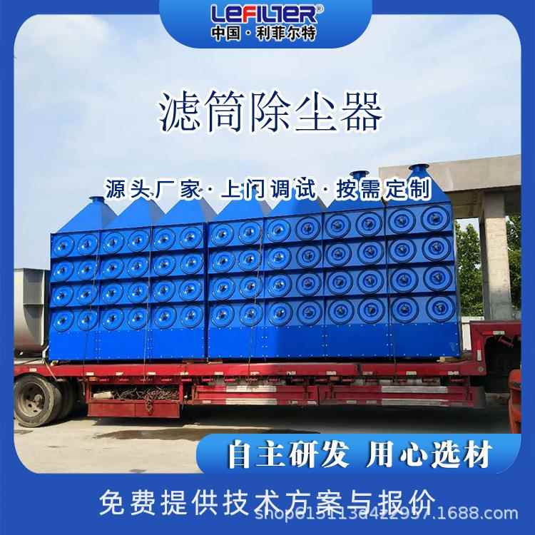 利菲尔特 冻干果蔬车间除尘系统 滤筒除尘器 干式除尘器