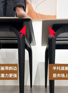 2121餐意式轻奢岩板桌椅家桌用小户型现代依简约长方形饭诺岩板饭