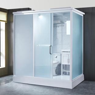 新世282爵整体淋间浴房一体式 家用移浴室玻璃隔断门卫生房淋浴洗