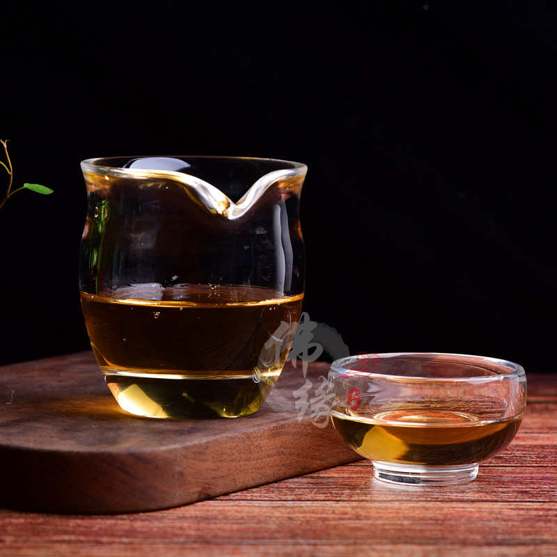 原矿水晶公道杯耐热大号日式分茶器功夫茶具配件2020新款刻字