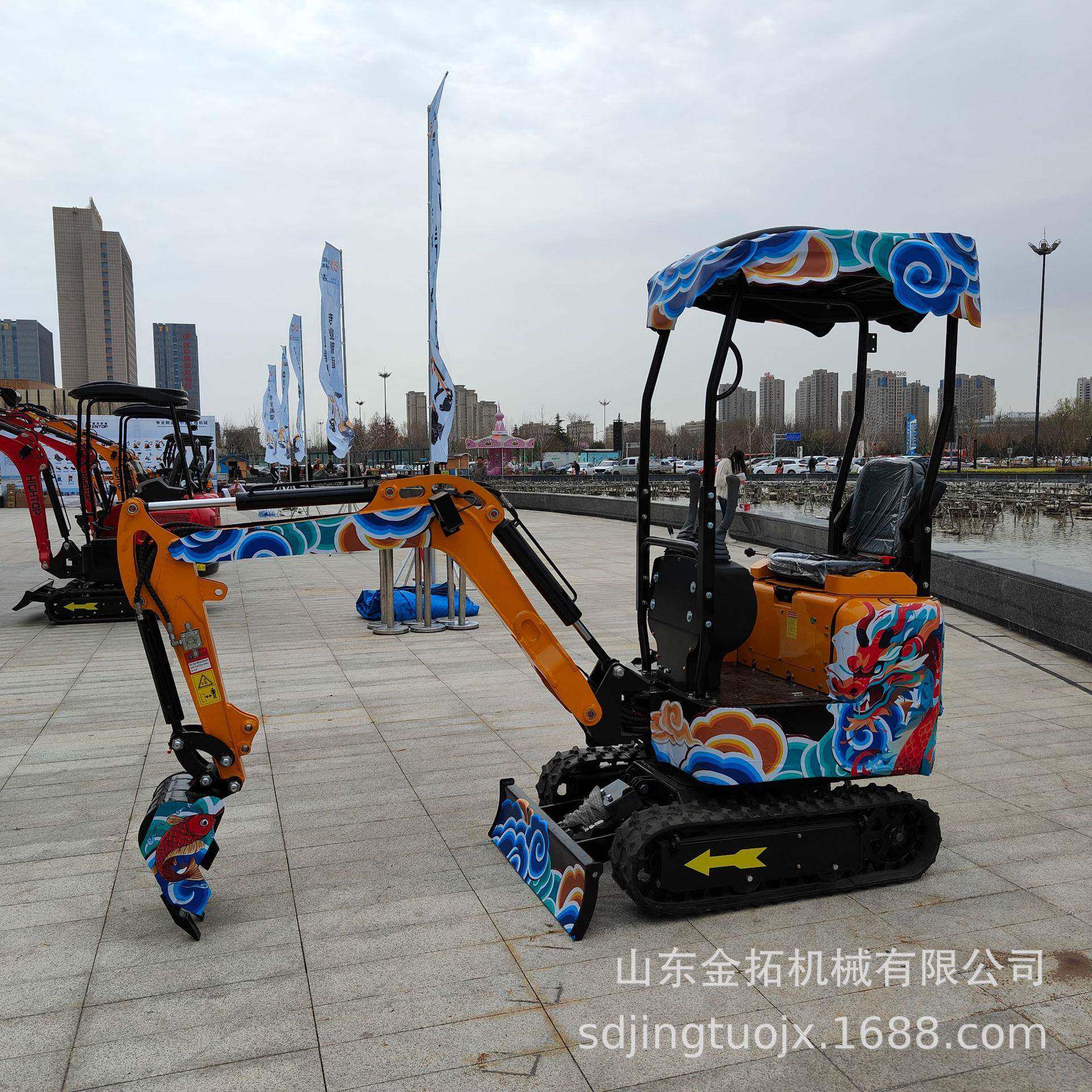 新款小型履带式挖掘机10型农用小沟机CE认证出口迷你微型挖掘机