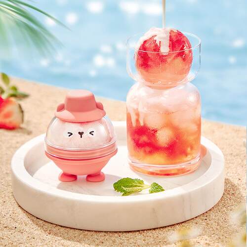 Wholesale Large Ice Ball Maker, Round Ice Mold with Lid, Foo