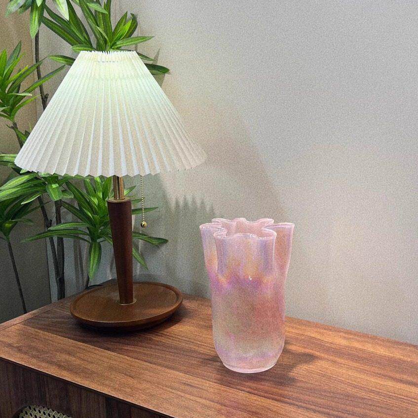 蜜桃色珠光花瓶白菜花瓶 家居好物分享 客厅花瓶卧室花瓶客厅摆件