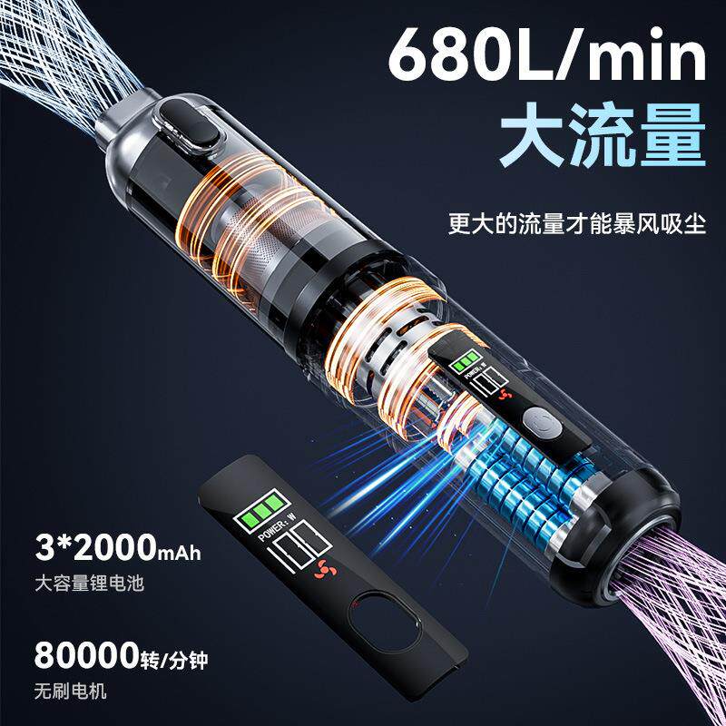 宠物吸毛器车载吸尘器车用手持无刷吸尘机汽车无线除尘器吸吹两用