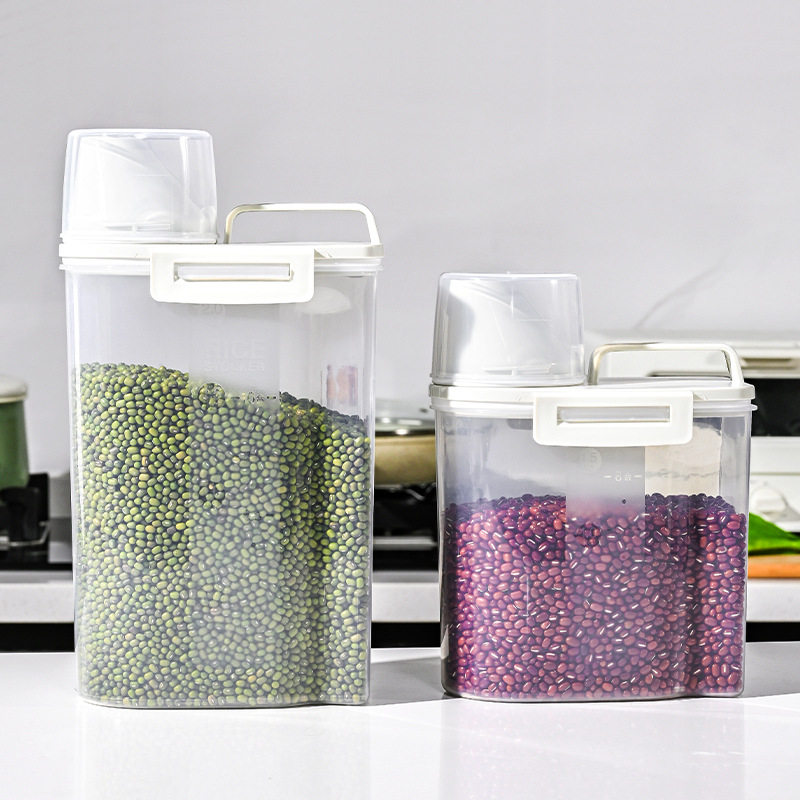 杂粮收纳盒家用五谷粮食储物罐米桶厨房食品储存装豆子塑料密封罐,家居饰品,储物罐,淘宝优惠券,粉丝福利购,淘宝优惠卷