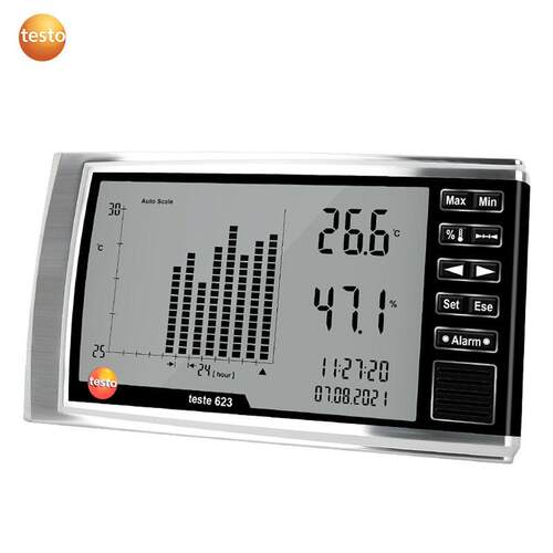 testo622温湿度计精度实验室大屏幕电子大气压力表工业