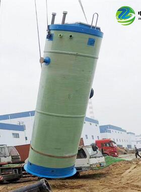 一体化玻璃钢泵站预制泵站雨水污水提升泵站给排水泵站