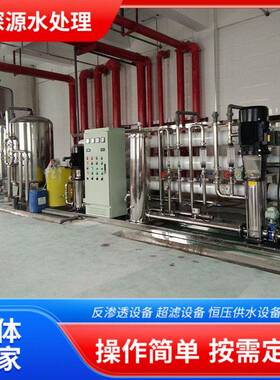 厂家出售反渗透设备工业RO反渗透水处理设备大型商用水处理设备