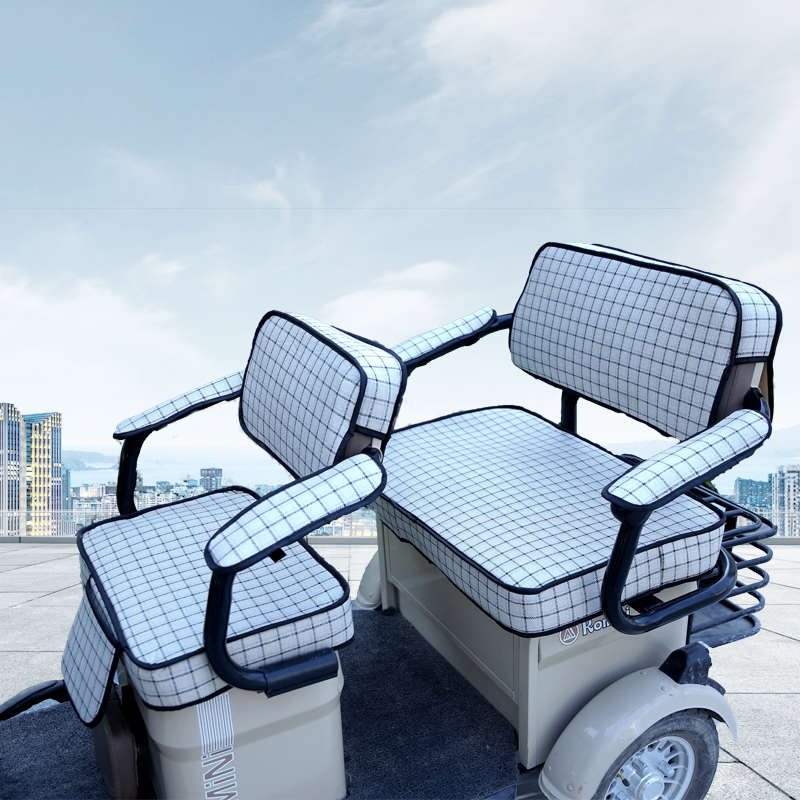 爱玛雅迪金彭小鸟电动三轮车坐垫座套加厚艾美达通用小巴士座垫套