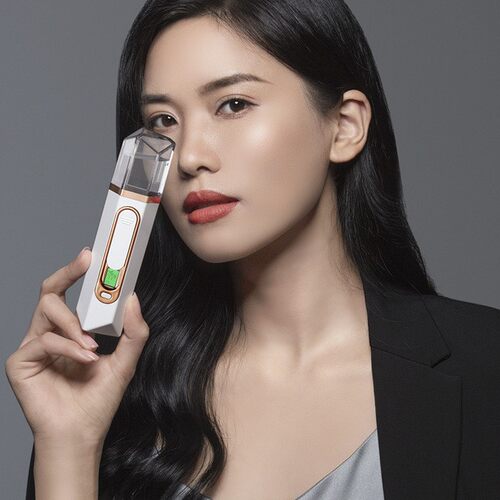 补水仪蒸脸喷雾机家用充电补水仪手持皮肤测试美容仪加湿器非纳米