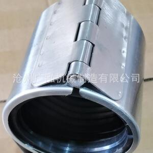 不锈钢夫节道补器抢修接水修管哈夹管堵漏器单YII双卡修补器