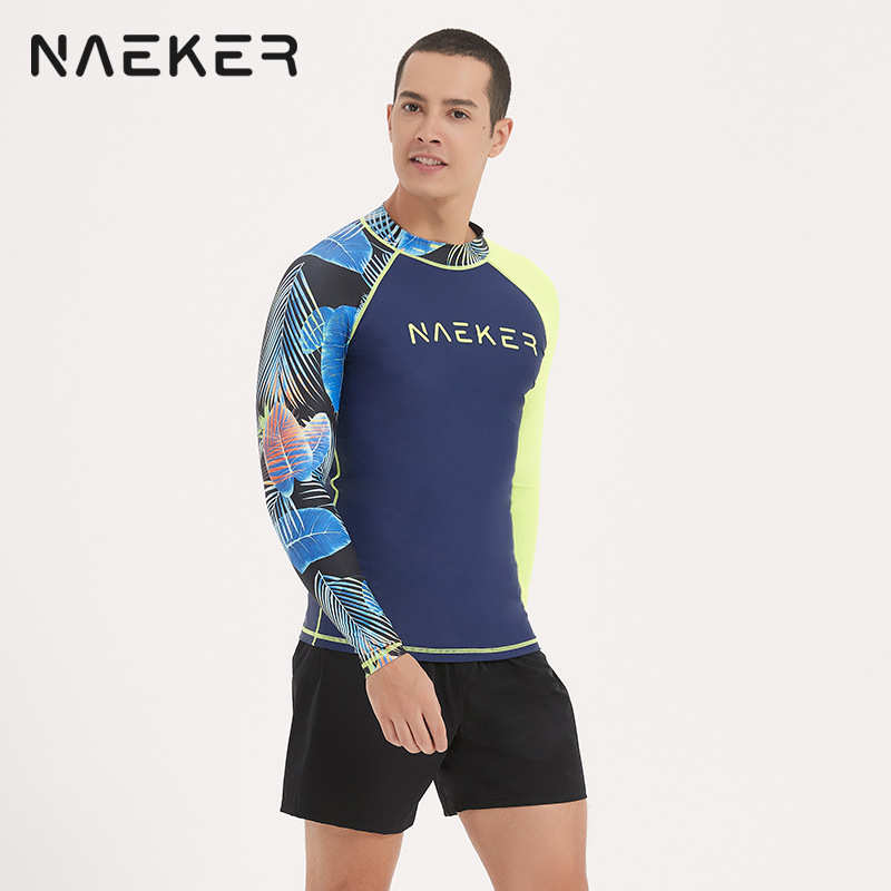 2024新款潜水服防晒速干微弹冲浪服浮潜服男款长袖可印logo