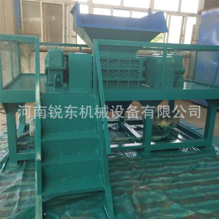 厂家直销铁刨花撕碎机 彩钢瓦油漆桶撕碎机 废旧轮胎处理设备