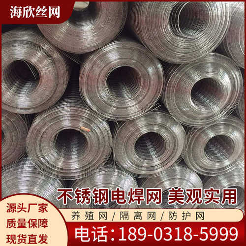 304不锈钢电焊网 网格网钢丝网片钢丝网养殖围栏不锈钢养殖网