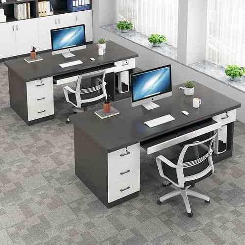 职员办公桌双人员工位桌椅组合家用书桌电脑桌简约现代办公室桌子