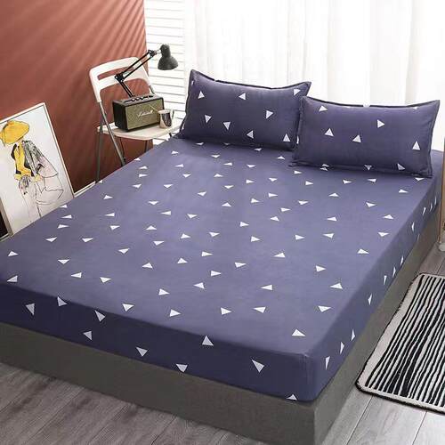 bed mattress set with four corners and elastic band sheets