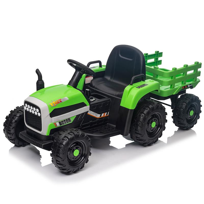 正品儿童拖礼机四轮电动汽车宝小拉孩玩具车可坐人宝带遥控1一3周