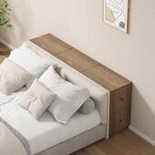 实木床头柜窄柜床尾缝隙柜卧室长条床边收纳柜夹缝储物柜置物柜子