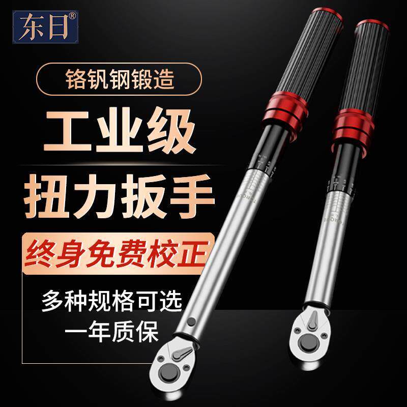 东日扭力扳手高精度力矩工具自行车维修工具预置可调火花塞可换头