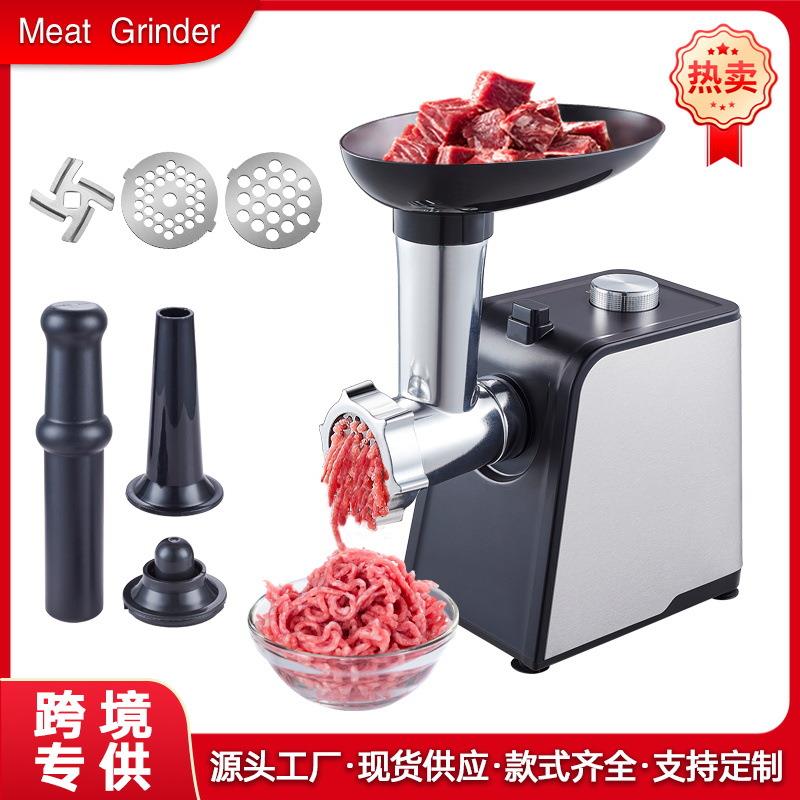 跨境工厂直供搅肉机肉泥肉馅机碎肉机欧规OZON家用电动绞肉灌肠机