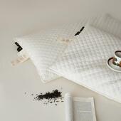 2025新款 素麻高山苦荞枕单人可拆洗高低护颈枕民宿酒店家用硬枕头