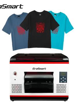 EraSmart A白墨直喷印刷机T恤衣服帽子Logo直喷DTG数码印花机