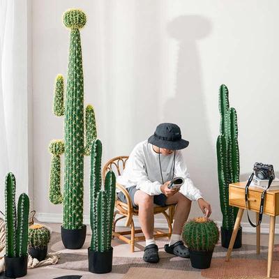 大型仿真仙人掌量天尺室内橱窗造景装饰绿植商场景观植物盆景摆件