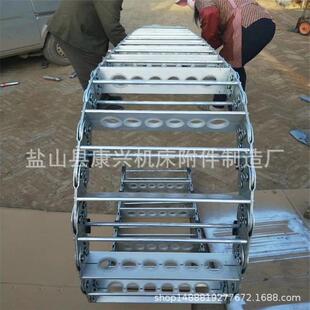 电缆气管优质穿线机床金属拖链 TLG钢制拖链 桥式 工程钢铝拖链TL