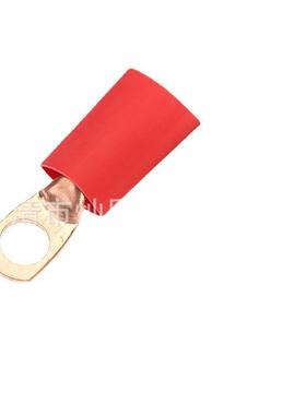 60pcs美规铜鼻子盒装30pcs铜鼻子接线端子+热缩管G管3:1黑红色