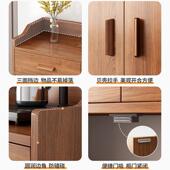 客厅餐边柜子茶水柜家用置物实木色备餐靠墙储物柜厨房橱柜收纳柜