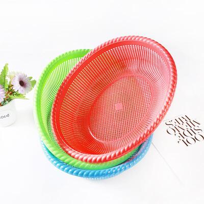 T Plastic Rice Washing Basket, Multi-functional Home Drain B