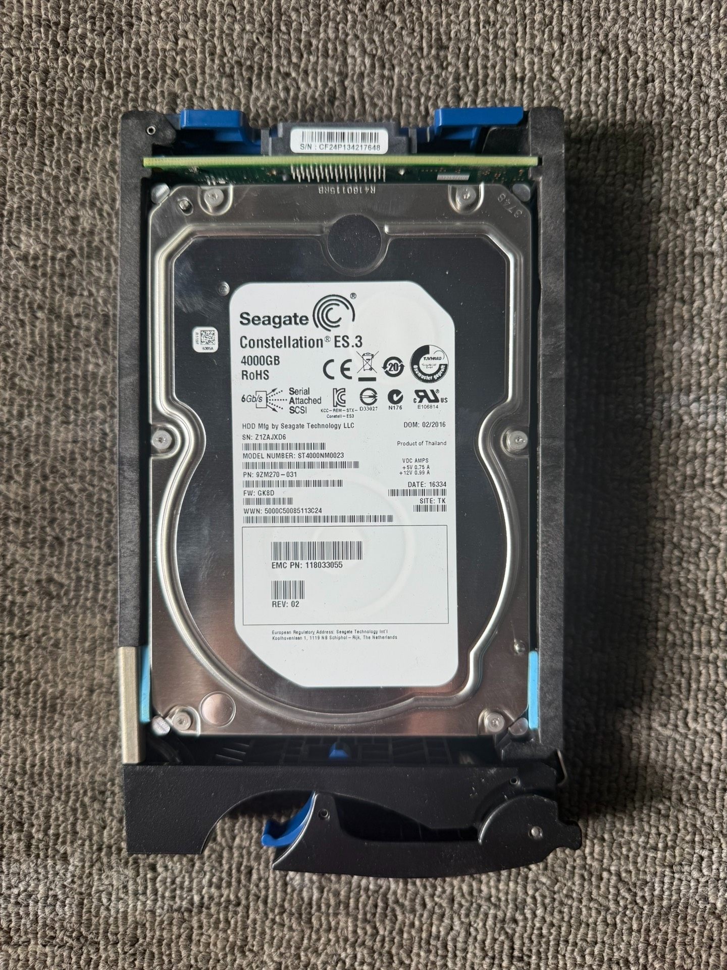 EMC 005050748 005050148 4T 7.2