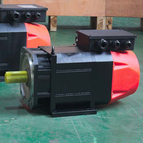 现货双川2.2kW-1500转14牛米轴径28多摩川编码器异步主轴伺服电机