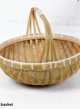 购产品纯手工全绿色竹编，产品储，背包篮，物篮，小筛子，簸箕41