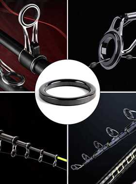 黑色陶瓷环过线环修复磁环走线导环导眼矶竿海竿远投路亚渔具配件